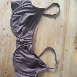 Jcrew 1993 underwire bikini top- brown